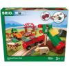 imageBRIO 33984 Animal Farm Set  Engaging Wooden Toy Train Set for Kids  Enhances Motor Skills  FSCCertified Wood  Ideal for Ages 3 and UpBRIO 33984 Animal Farm Set  Engaging Wooden Toy Train Set for Kids  Enhances Motor Skills  FSCCertified Wood  Ideal for Ages 3 and Up