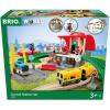 imageBRIO Central Station Set  Interactive Wooden Train Track Set  KidEngaging Design  Safety Certified  FSCCertified Wood