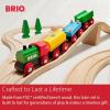 imageBRIO Classic 65th Anniversary Wooden Train Set  32Piece FSCCertified Wood Train Set  Includes Wooden Trains Wagons Bridge ampamp Tracks  Compatible Classic  Kids Ages 2 ampamp UpBRIO Classic  65th Anniversary Wooden Train Set  32 Piece Railway Toy for Kids  Age 2 Years and Up  FSCCertified  Compatible World