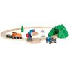 imageBRIO Starter LiftampampLoad Set Wooden Toy Train Durable  Child Safe  Encourages Creativity  Compatible with All Wooden Railway Sets  Includes Engine Lorry Wagon Track and More