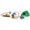 imageBRIO Starter LiftampampLoad Set Wooden Toy Train Durable  Child Safe  Encourages Creativity  Compatible with All Wooden Railway Sets  Includes Engine Lorry Wagon Track and More