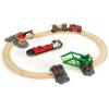 imageBRIO World  33061 Cargo Harbor Set  16Piece Train Set with Accessories Wooden Tracks  Ideal Gift for Kids Aged 3  Certified Sustainable MaterialsBRIO World  33061 Cargo Harbor Set  16Piece Train Set with Accessories Wooden Tracks  Ideal Gift for Kids Aged 3  Certified Sustainable Materials