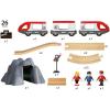 imageBRIO World  33773 Railway Starter Set  Complete 26 Piece Toy Train Set with Accessories and Wooden Tracks  Perfect for Kids Aged 3 and Up  Sustainable Wood Green EditionRailway Starter