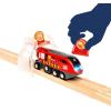 imageBRIO World  36004 Smart Tech Sound Fire Rescue Set  41Piece BatteryPowered Toy Train Set for Kids Age 3 Years Up