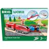 imageBRIO World  36102 Pull Back Train Set  Toy Train Set for Kids Aged 3 Years Up