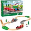 imageBRIO World  36102 Pull Back Train Set  Toy Train Set for Kids Aged 3 Years Up