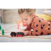 imageBRIO World BatteryOperated Steaming Train  3Piece Motorized Train Engine for Wooden Track with Lights and KidFriendly Steam  Interactive Play with ForwardReverse  for Kids 3 ampamp UpModern