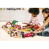 imageBRIO World Deluxe Railway Set  87Piece Wooden Train Set  Includes Passenger ampamp Freight Trains Stations Accessories  Safe ampamp Sustainable  MESH Accredited Fun Play for Kids Ages 3 ampamp UpRailway Set