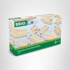 imageBRIO World Expansion Pack Intermediate  Works with All BRIO Train Sets  FSCcertified 16Piece Wooden Train Tracks with Switches  Grow Existing Systems and Create Railway Empires  Kids Ages 3 ampamp UpTrain Tracks
