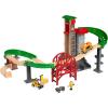 imageBRIO World Lift ampamp Load Warehouse Set  32Piece Wood Train Set  Works with All Wooden Railway Sets  Includes 4Level Elevator Vehicles Tracks ampamp Full Station  MESH Accredited for Ages 3BRIO World 33887 Lift  Load Warehouse Set  32 Piece Kids Train Toy Set with Wooden Tracks and Accessories  Interactive Design  FSC Certified Wood  for Ages 3 and Up