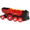 imageBRIO World Mighty Red Action Locomotive  Batteryoperated Toy Train for Wooden Track  Motorized Train with Light ampamp Sound  Compatible with All BRIO Railway Sets  Interactive Play  Kids Ages 3 ampamp UpLocomotive