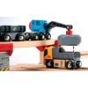 imageBRIO World Rail ampamp Road Loading Set  32Piece FSCCertified Wood Train Set ampamp Accessories  Special Crane Car Flatbed Tracks ampamp More  Works with All Wooden Railway Sets  Fun Play for Ages 3Set