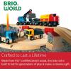 imageBRIO World Rail ampamp Road Loading Set  32Piece FSCCertified Wood Train Set ampamp Accessories  Special Crane Car Flatbed Tracks ampamp More  Works with All Wooden Railway Sets  Fun Play for Ages 3Set
