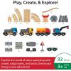 imageBRIO World Rail ampamp Road Loading Set  32Piece FSCCertified Wood Train Set ampamp Accessories  Special Crane Car Flatbed Tracks ampamp More  Works with All Wooden Railway Sets  Fun Play for Ages 3Set