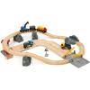 imageBRIO World Rail ampamp Road Loading Set  32Piece FSCCertified Wood Train Set ampamp Accessories  Special Crane Car Flatbed Tracks ampamp More  Works with All Wooden Railway Sets  Fun Play for Ages 3Set