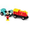 imageBrio 32265 Disney Mickey Mouse Battery Train  Exclusive Wooden Toy Train Set  Perfect for Kids Age 3 ampamp Up  Enhances Motor Skills  Compatible with All Brio Tracks
