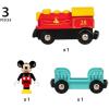imageBrio 32265 Disney Mickey Mouse Battery Train  Exclusive Wooden Toy Train Set  Perfect for Kids Age 3 ampamp Up  Enhances Motor Skills  Compatible with All Brio Tracks