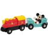 imageBrio 32265 Disney Mickey Mouse Battery Train  Exclusive Wooden Toy Train Set  Perfect for Kids Age 3 ampamp Up  Enhances Motor Skills  Compatible with All Brio Tracks