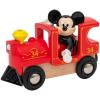 imageBrio 32270 Disney Mickey and Friends Mickey Mouse Record ampamp Play Station  Wooden Toy Train Set for Kids Age 3 and Up