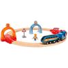 imageBrio 33974 WorldSmart Tech SoundAction Tunnel Circle Set  Interactive Toy Train Set  Enhances Motor Skills  FSC Certified Wood  Compatible with All BRIO Tracks and Vehicles