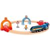 imageBrio 33974 WorldSmart Tech SoundAction Tunnel Circle Set  Interactive Toy Train Set  Enhances Motor Skills  FSC Certified Wood  Compatible with All BRIO Tracks and Vehicles