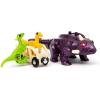 imageBRIO World  36082 Dinosaur Attack Set  Train ampamp DinosaurThemed Playset for Kids Aged 3 Years Up