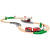 imageBRIO World  36102 Pull Back Train Set  Toy Train Set for Kids Aged 3 Years Up