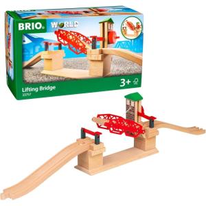 imageBRIO World Lifting Bridge  Moveable Wooden Train Accessory  FSCCertified  Compatible with All BRIO Railway Sets  Includes 1 Lift ampamp 2 Tracks  Creative Fun ampamp Development  Kids Ages 3 ampamp UpBridge