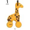imageBRIO 30200 Infant ampamp Toddler  Pull Along Giraffe Wood Baby Toy with Bobbing Head for Kids Ages 1 and up YellowBrown