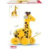 imageBRIO 30200 Infant ampamp Toddler  Pull Along Giraffe Wood Baby Toy with Bobbing Head for Kids Ages 1 and up YellowBrown