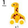 imageBRIO 30229 Push ampamp Go Giraffe  The Perfect Playmate for Your Toddler