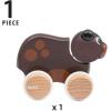 imageBRIO 30338 Push Along Bear  The Perfect Playmate for Your Toddler White