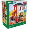 imageBRIO 33833 World Central Fire Station  Interactive Toy Set with Fire Truck and Accessories  Light and Sound Features  Compatibility with All BRIO Railway Toys  Safety Tested  for Kids Ages 3