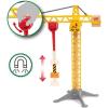 imageBRIO 33835 Construction Crane with Lights  Premium Wooden Toy Train Set  Ideal for Kids Age 3 and Up  Built with Sustainable Materials  YellowClassic