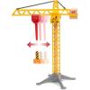 imageBRIO 33835 Construction Crane with Lights  Premium Wooden Toy Train Set  Ideal for Kids Age 3 and Up  Built with Sustainable Materials  YellowClassic