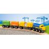 imageBRIO 33982 ThreeWagon Cargo Train  KidFriendly Wooden Toy Train  Engaging Play Experience  Compatible with All Railway Tracks  Ideal for Kids Age 3 ampamp Up  FSCCertified Materials