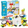 imageBRIO Builder 34587 Construction Set  136Piece STEM Toy with Wood and Plastic for Kids  Enhances Creative Skills  Safety Tested  Age 3 and UpRecord  Play Set