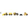 imageBRIO Construction Vehicles  Premium Wooden Toy Train Set  Fun and Educational  Easy Magnetic Couplings  FSC Certified Wood  Ideal Christmas or Birthday Gift