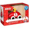 imageBRIO Infant Toddler 30226  Push ampamp Go Racer  Classic Race Car with Push and Go Function for for Kids Ages 1 and UpPush  Go Racer