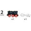 imageBRIO World  33599 Rechargeable Engine  BatteryPowered Toy Train for Kids Aged 3