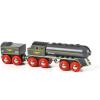imageBRIO World  33697 Speedy Bullet Train  Engaging 2Piece Wooden Toy Train Set  Ideal for Kids Age 3  Enhances Motor Skills  Compatible Railway Toys  FSC Certified Materials