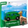 imageBRIO World  33724 Giraffe and Wagon Set  Imaginative Play Toy Train Accessory for Kids  FSCCertified Wood  Engineered for Toddlers 3 and Up Green