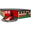 imageBRIO World  33736 Grand Roundhouse  Ultimate Train Set Accessory  Accommodates 5 Trains  Rotating Switch Turntable  Compatible with All Railway Toys  Perfect for Kids Ages 3Grand Roundhouse