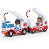 imageBRIO World  36035 Rescue Ambulance  Train Set Accessory for Kids Aged 3 Years Up