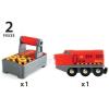 imageBRIO World 33213  Remote Control Train Set  Wooden Toy for Kids  Enhances Logical Thinking  Compatible Railway Toys  Ideal for Ages 3 and UpTrain Engine