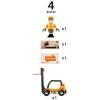 imageBRIO World 33573  Wooden Toy Train Fork Lift Set  Interactive Play for Toddlers  Enhances Motor Skills  Safe ampamp Compliant with All Safety Standards  Ideal for Kids Ages 3 and UpMulticolored
