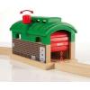 imageBRIO World 33574  Train Garage  1 Piece Wooden Toy Train Accessory for Kids Age 3 and Up