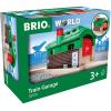 imageBRIO World 33574  Train Garage  1 Piece Wooden Toy Train Accessory for Kids Age 3 and Up
