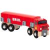 imageBRIO World 33657  Lumber Truck  6Piece Wooden Toy Train Set  Ideal for Kids Ages 3 and Up  Made with Sustainable Wood  Magnetic Crane Compatible