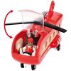 imageBRIO World 33886  Cargo Helicopter  Premium Wooden Train Toy  Safe and Durable  Compatible with All Sets  Fun for Toddlers and Kids  Includes Figure and Accessories